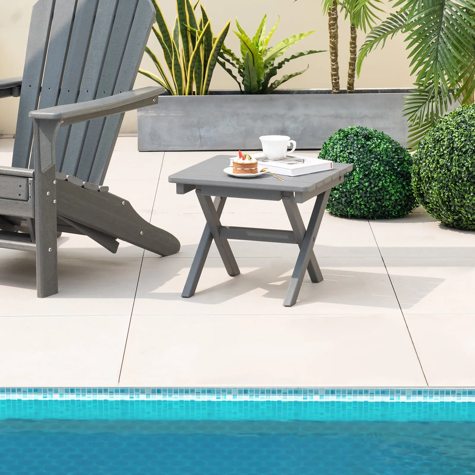 Outdoor Folding Side Table