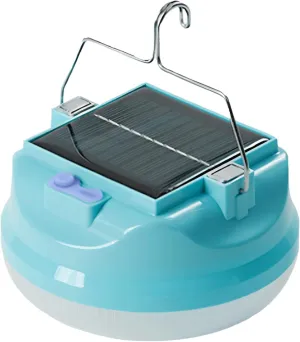 Outdoor Solar Camping Lamp, 6000Mah Rechargeable Bulb, Abs Material, Touch-Controlled Switch for Emergency and Outdoor Adventures