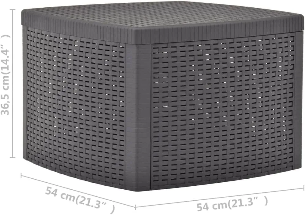 Outdoor Table, Camping, Dining, Farmhouse, Patio, Portable, Mocha Polypropylene 21.3 in x 21.3 in