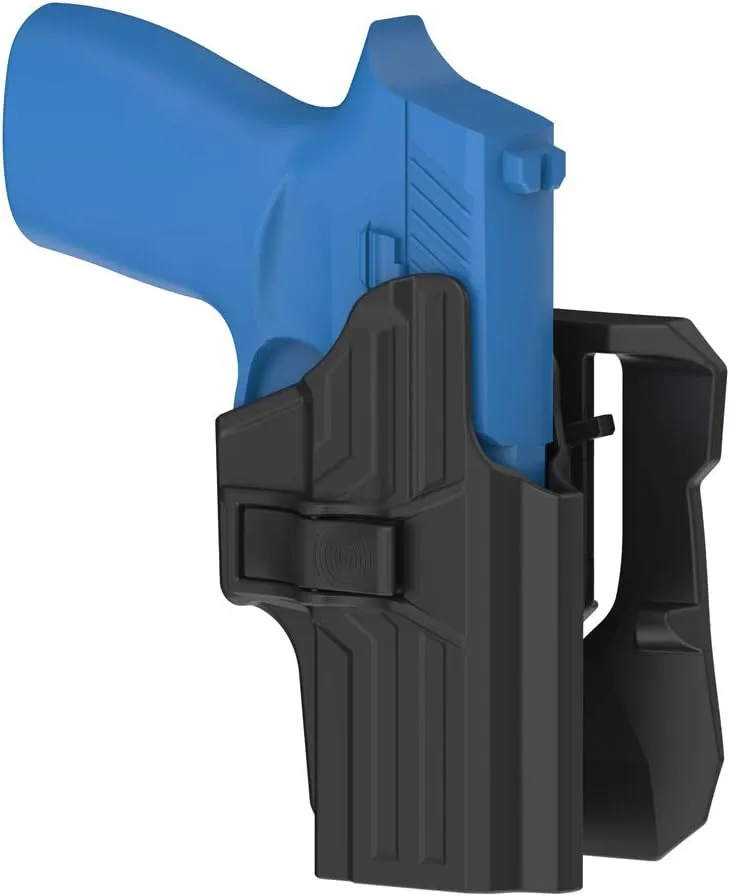 OWB Holster for Sig P320 Compact 9mm/.40 - 360 Adjustable Paddle Molle Belt Fit Sig Sauer P320 X Carry / M18 / X Compact / P320 RX - Outside Waistband Open Carry, RH