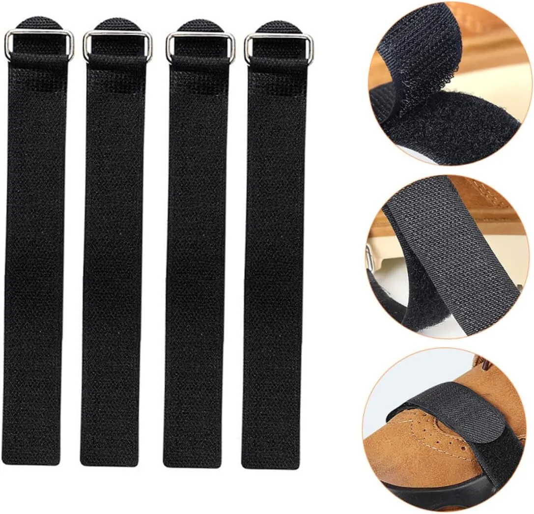 PartyKindom Slip Shoe Cover Straps Detachable Ice Grippers for Hiking Climbing and Winter Activities Lightweight