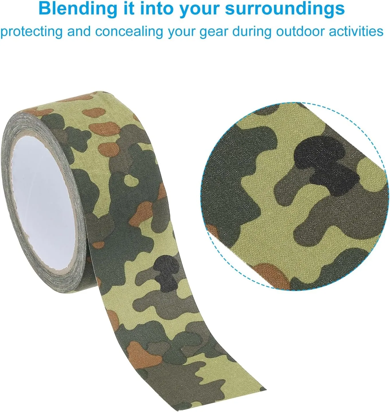 PATIKIL Camouflage Tape, Self Adhesive Protective Camo Tape Wrap Waterproof Bandage for Outdoor Camping