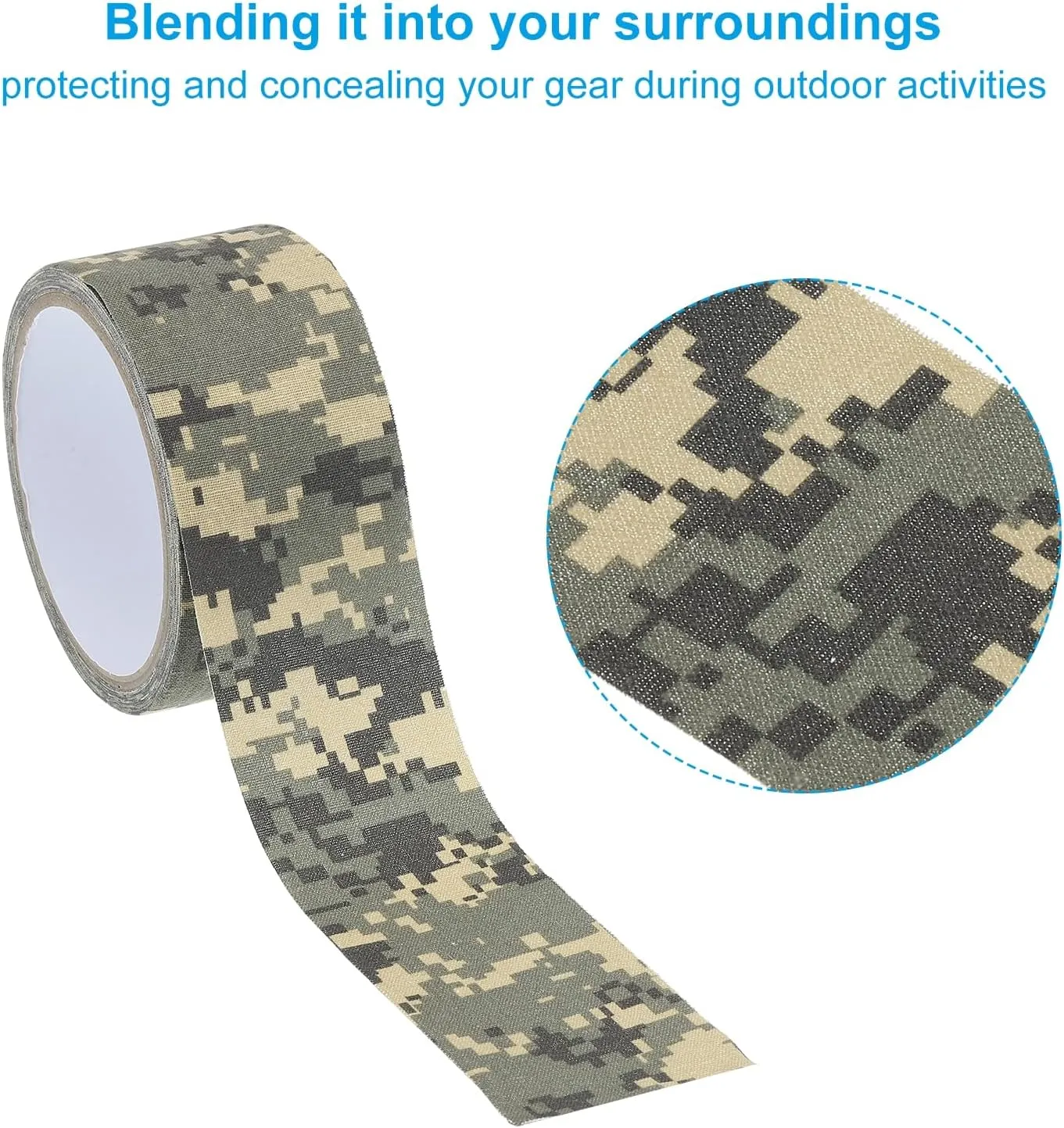 PATIKIL Camouflage Tape, Self Adhesive Protective Camo Tape Wrap Waterproof Bandage for Outdoor Hunting