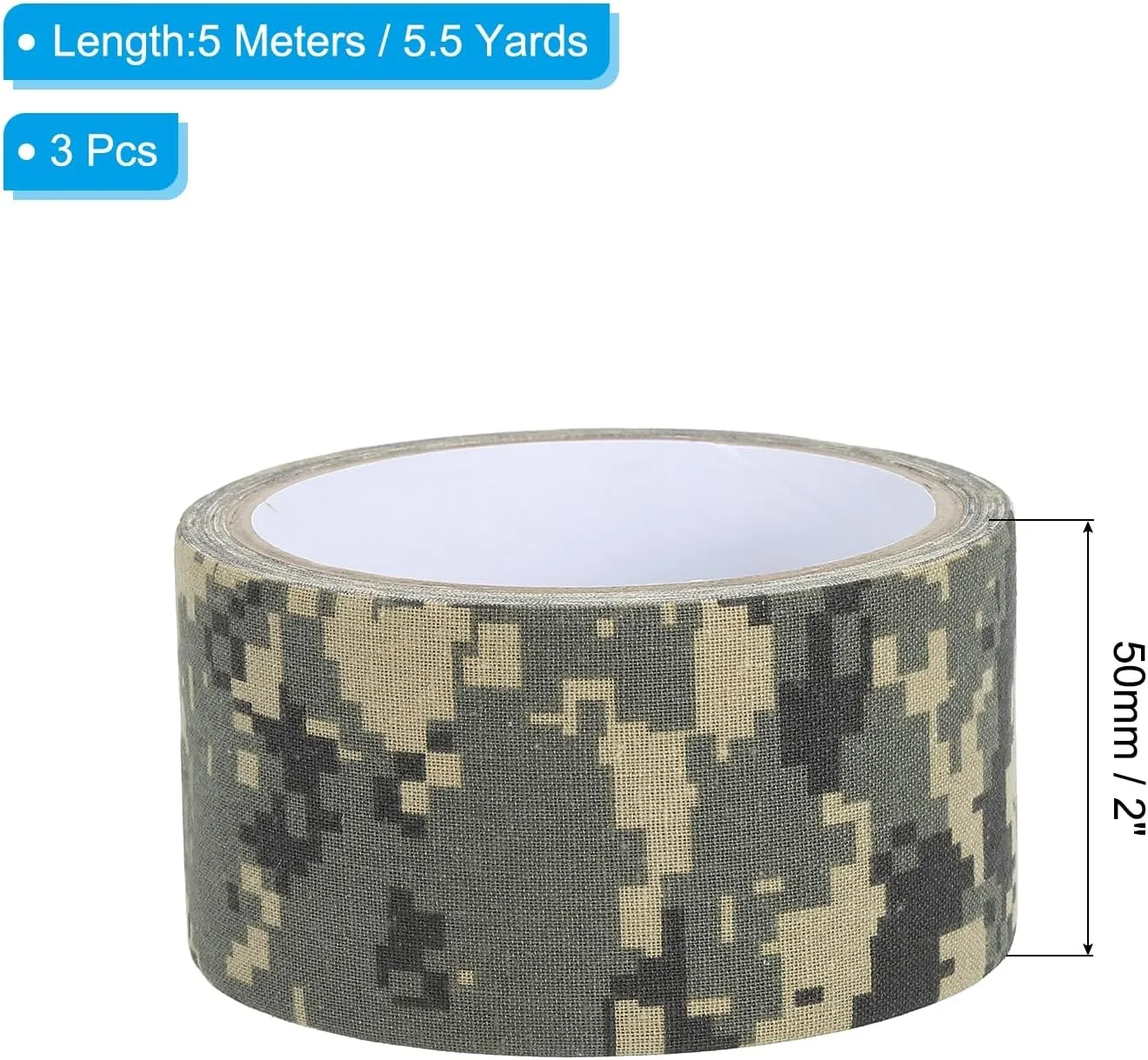 PATIKIL Camouflage Tape, Self Adhesive Protective Camo Tape Wrap Waterproof Bandage for Outdoor Hunting