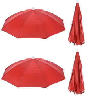 PATIKIL Fishing Umbrella Hat, Elastic Folding Sun Rain Cap Head Umbrella Hands Free for Outdoor Fishing Camping