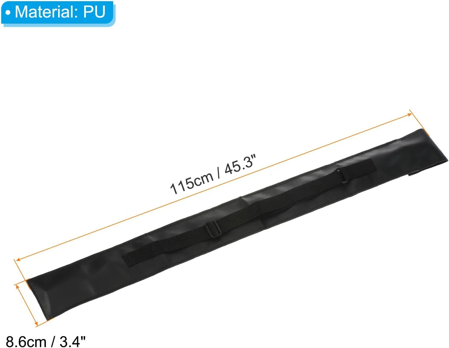 PATIKIL Pool Cue Bag, Billiard Stick Storage PU Pool Cue Stick Carrying Bag Cue Stick Case for Billiard Cue Stick