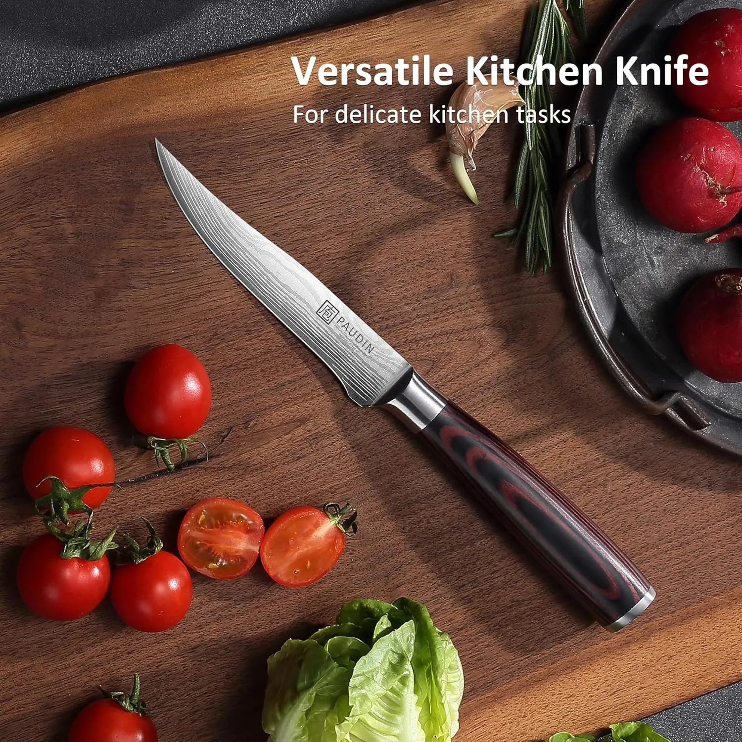 PAUDIN Universal Classic Utility Knife 5 Inch Kitchen Knife