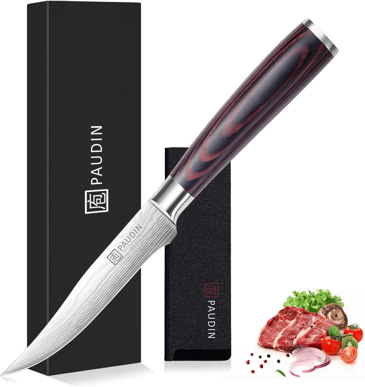 PAUDIN Universal Classic Utility Knife 5 Inch Kitchen Knife