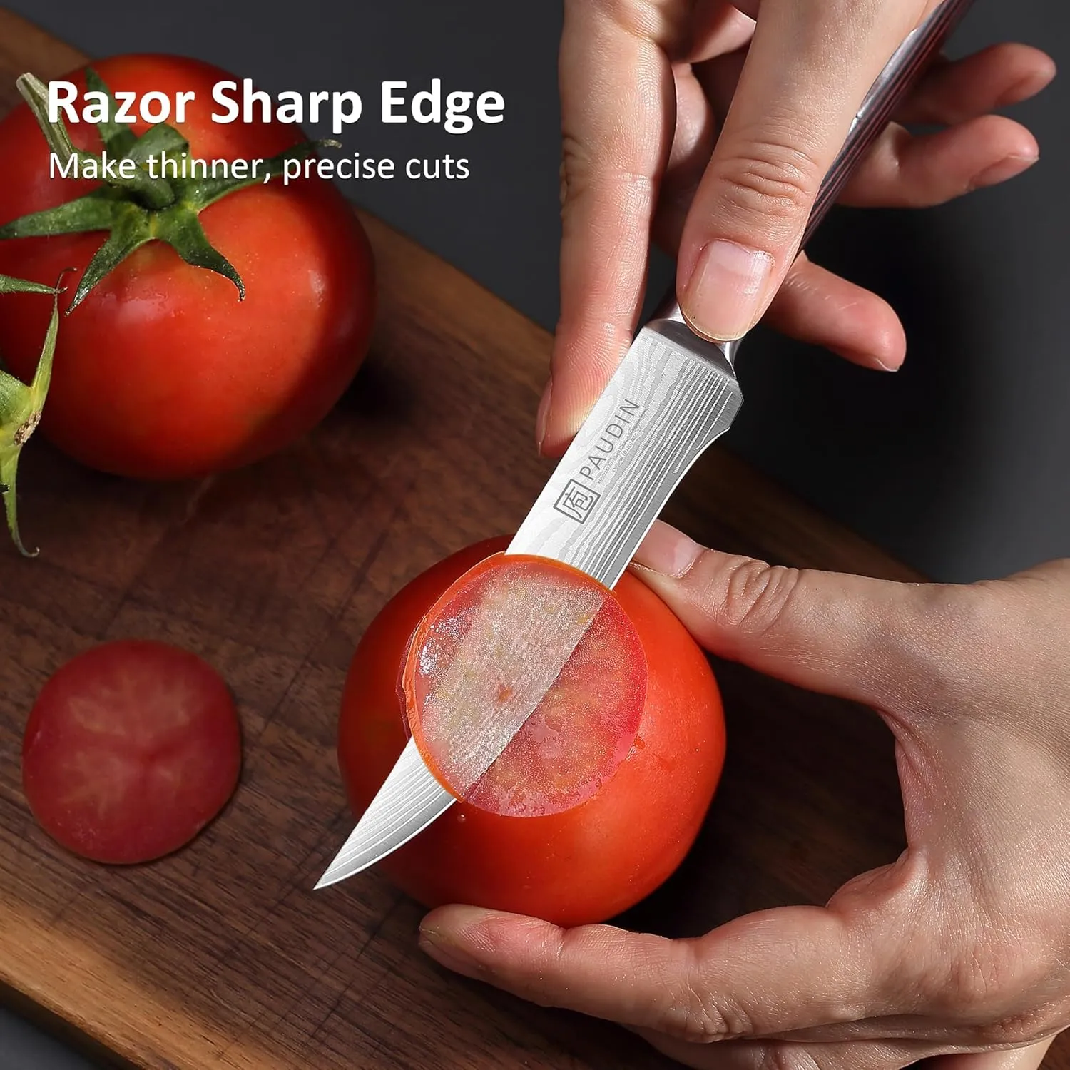 PAUDIN Universal Classic Utility Knife 5 Inch Kitchen Knife