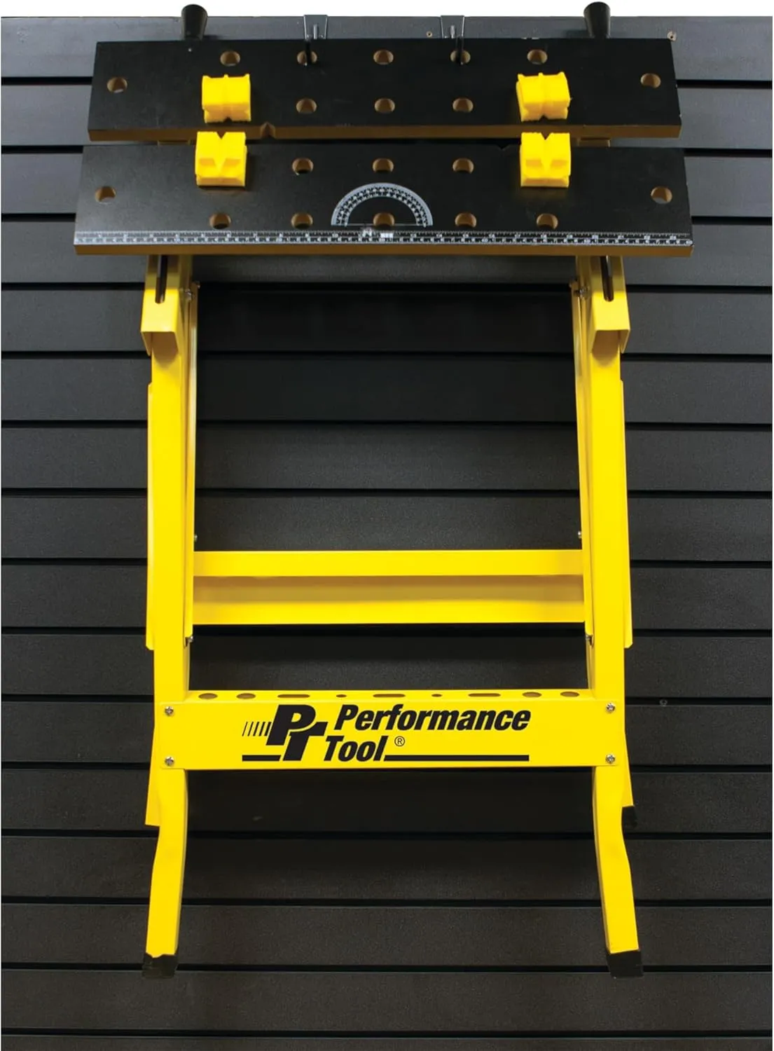 Performance Tool W54025 Portable Multipurpose Workbench and Vise (200 lbs Capacity) , Yellow
