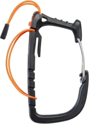 PETZL CARITOOL EVO Universal ice Screw Holder That can be Used on Any Type of Harness, for ice Climbing or Mountaineering