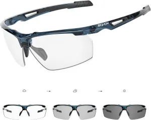 Photochromic Sunglasses for Men Women UV 400 Protection Sports Fishing