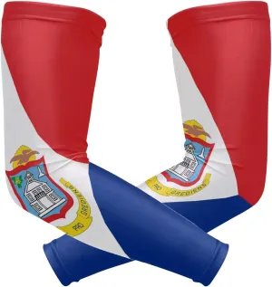 poeticcity Flag 1 Pair Arm Sports Sleeves Cooling Warmer UV Protection