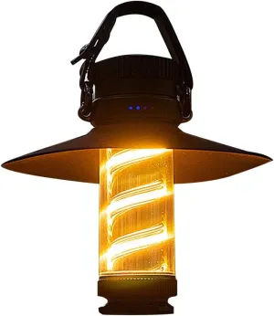 Portable Cordless Camping Tent Lern Multifunctional USB Reable Hung Lamp Stepless Dimming LED Hand Fishing Flash
