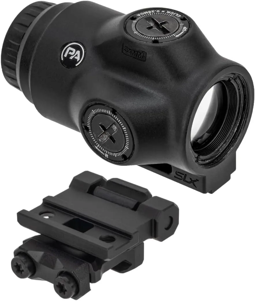 Primary Arms SLX 3X Micro Magnifier & SLX Flip-to-Side Magnifier Mount 1.41" - 2 Bolt Interface
