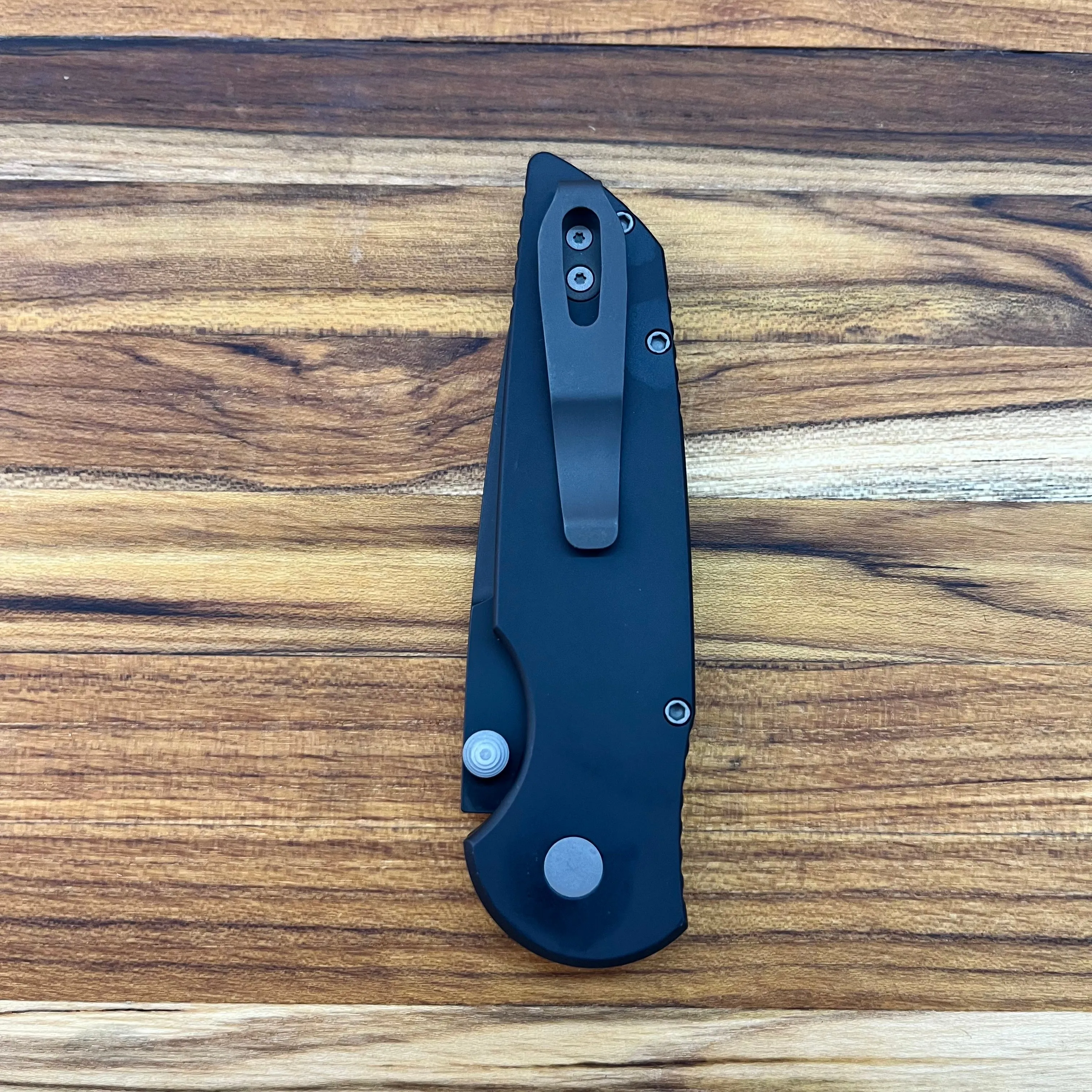 Pro-Tech TR-3 Integrity 3.5" Folding Knife w/ Black Aluminum Handle