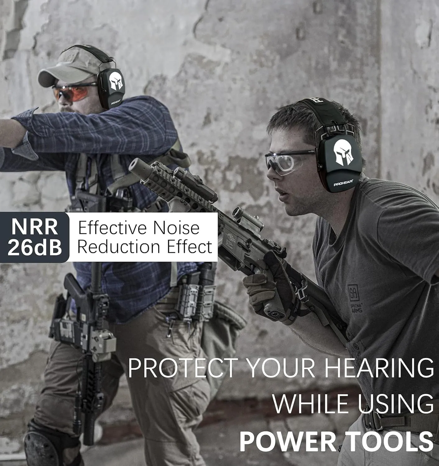 PROHEAR 016 Ear Protection Safety Earmuffs for Shooting