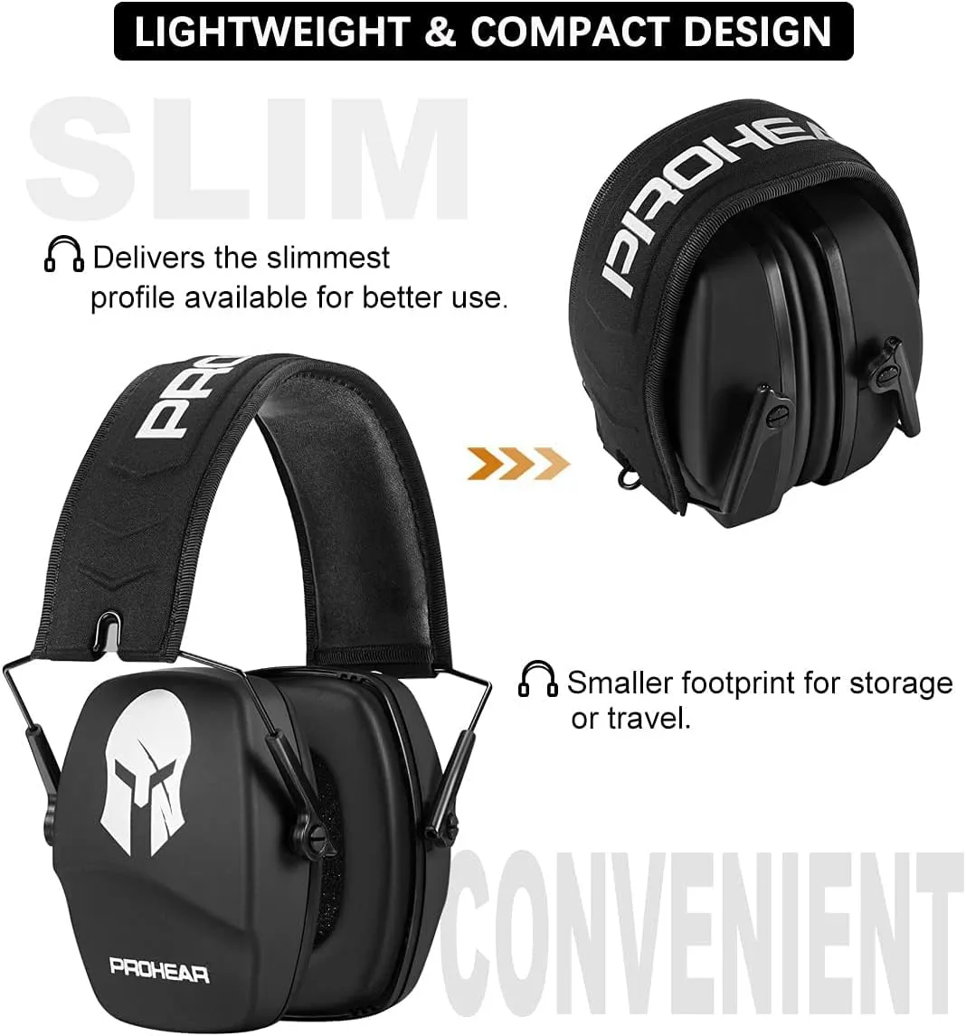 PROHEAR 016 Ear Protection Safety Earmuffs for Shooting