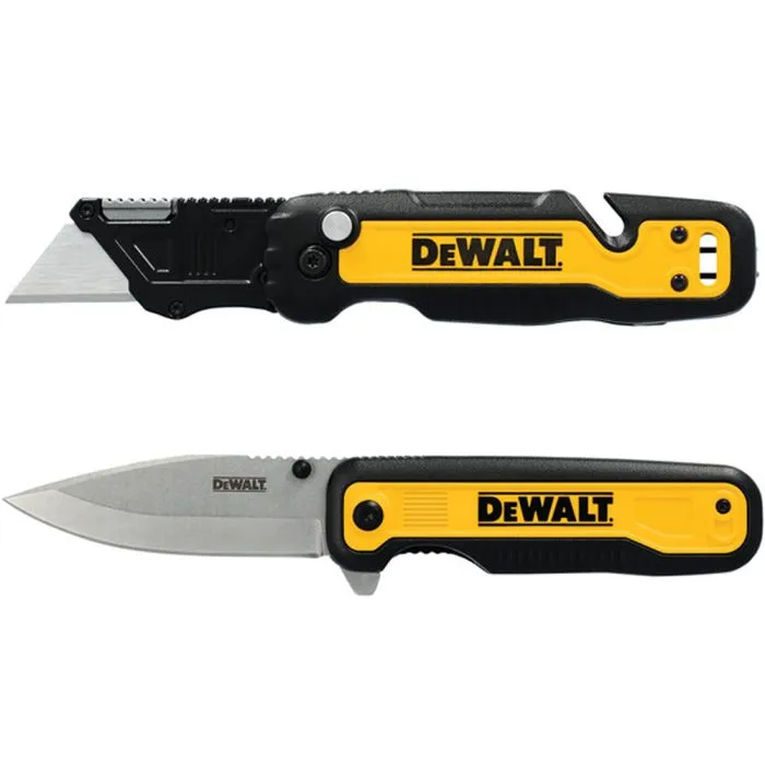 Push & Flip Utility Knife - Flip Out Knife Set