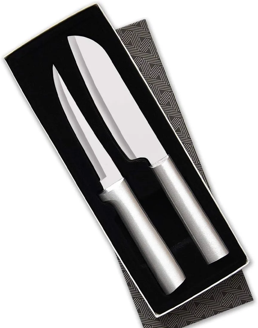 Rada Cutlery 2-Piece Cook’s Choice Knife Gift Set, Silver Handles