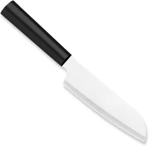 Rada Cutlery Cook’s Utility Knife (W240), 4.75" Stainless Steel Hollow Ground Blade, Made in USA, Black Handle