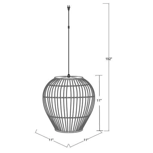 Rattan Lighting Pendant