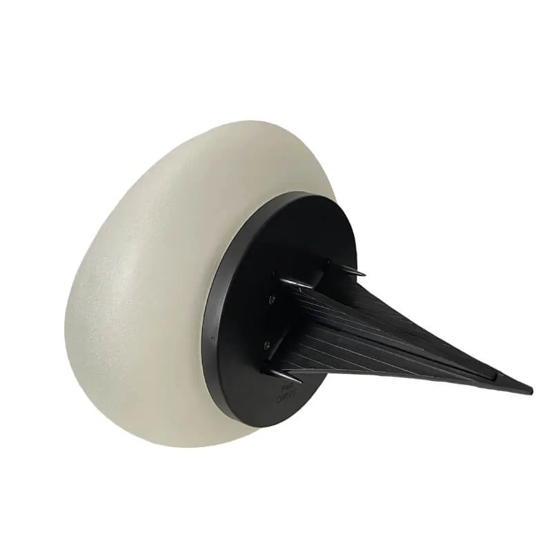 Rayvia Solar Pebble LED Landscape Light - Modern Outdoor Solar Garden Lighting