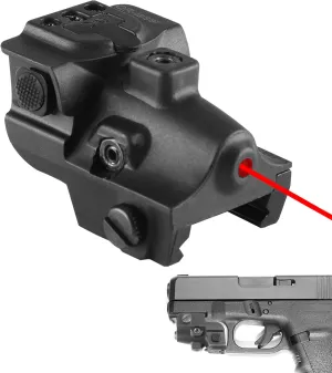 Red/Green/Blue Laser Sight Ultra Compact Tactical Pistol Laser Beam, Rechargeable Dot Sight for Pistols with Picatinny Rail, Class IIIA, Less Than 5mW