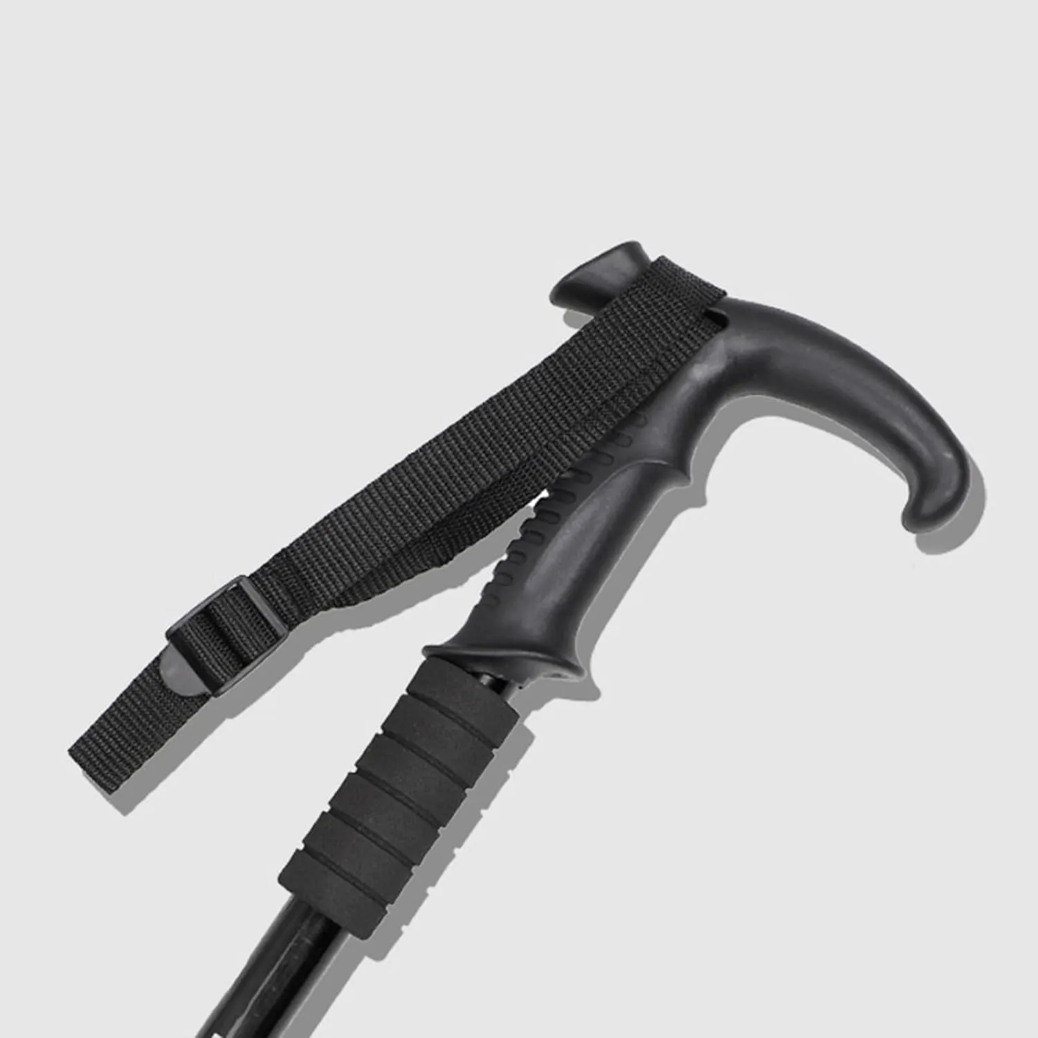 Regulable Aluminum Hiking Stick Portables Ergonomic Bents Handle Trekking Poles for Hiking and Outdoor Mountaineering Poles