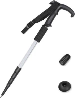 Regulable Aluminum Hiking Stick Portables Ergonomic Bents Handle Trekking Poles for Hiking and Outdoor Mountaineering Poles