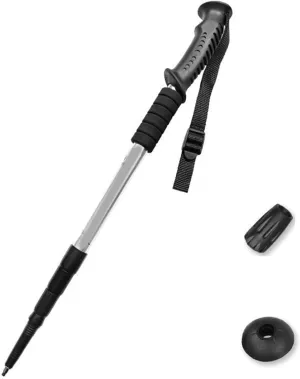 Regulable Aluminum Hiking Stick Portables Ergonomic Bents Handle Trekking Poles for Hiking and Outdoor
