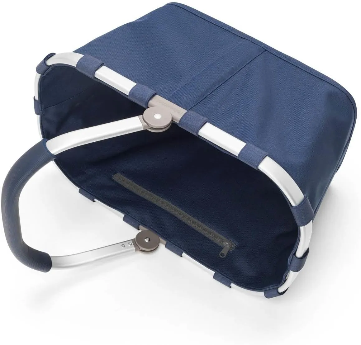 reisenthel carrybag dark blue - Sturdy shopping basket with plenty of storage space and practical inner pocket - Elegant and water-repellent design
