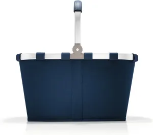 reisenthel carrybag dark blue - Sturdy shopping basket with plenty of storage space and practical inner pocket - Elegant and water-repellent design