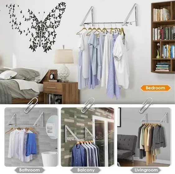 Retractable Folding Wall Hanger
