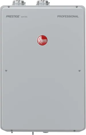 Rheem Prestige High Efficiency 9.5GPM Indoor Natural Gas Tankless Water Heater