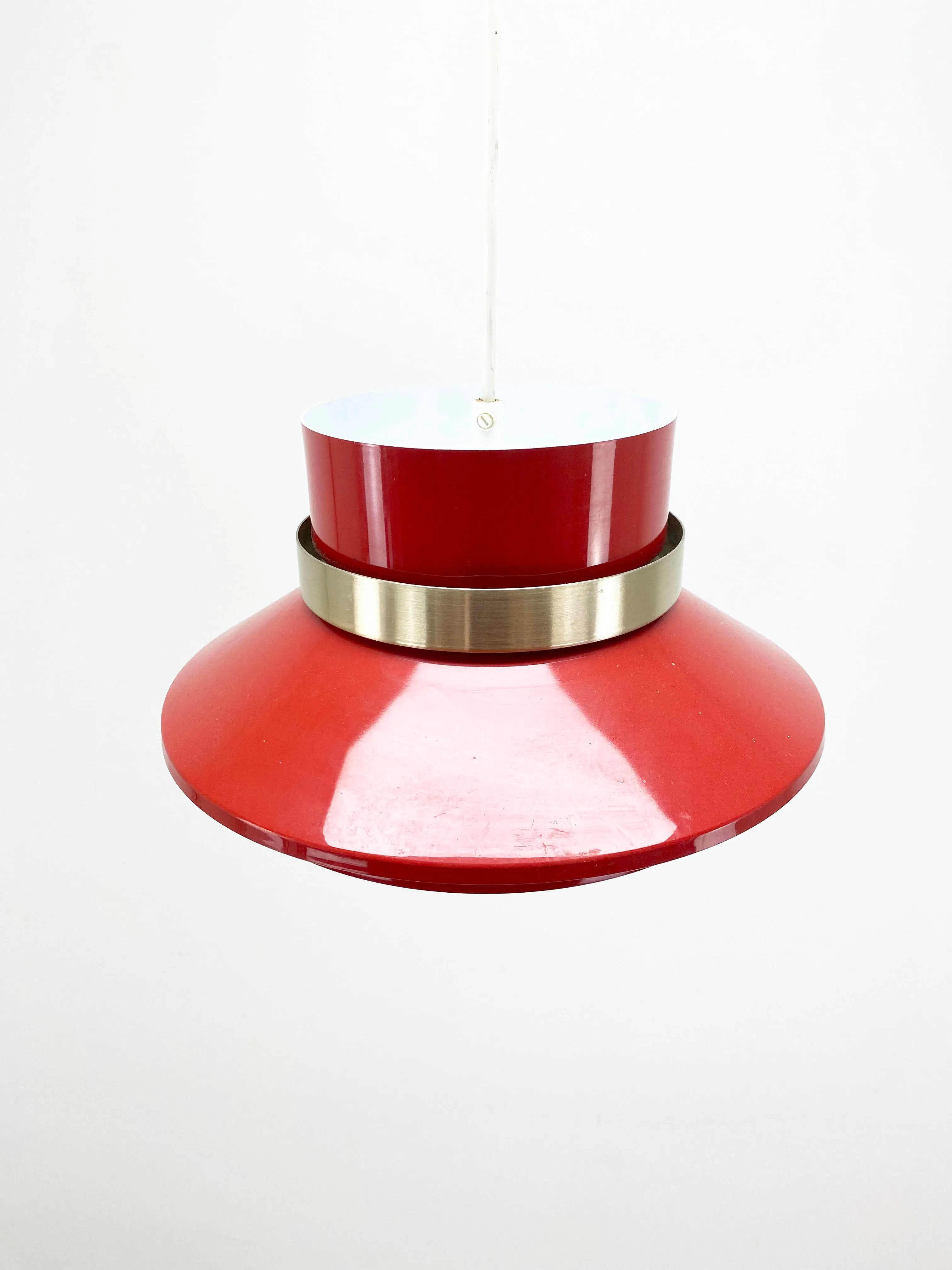 Rode Metalen Hanglamp