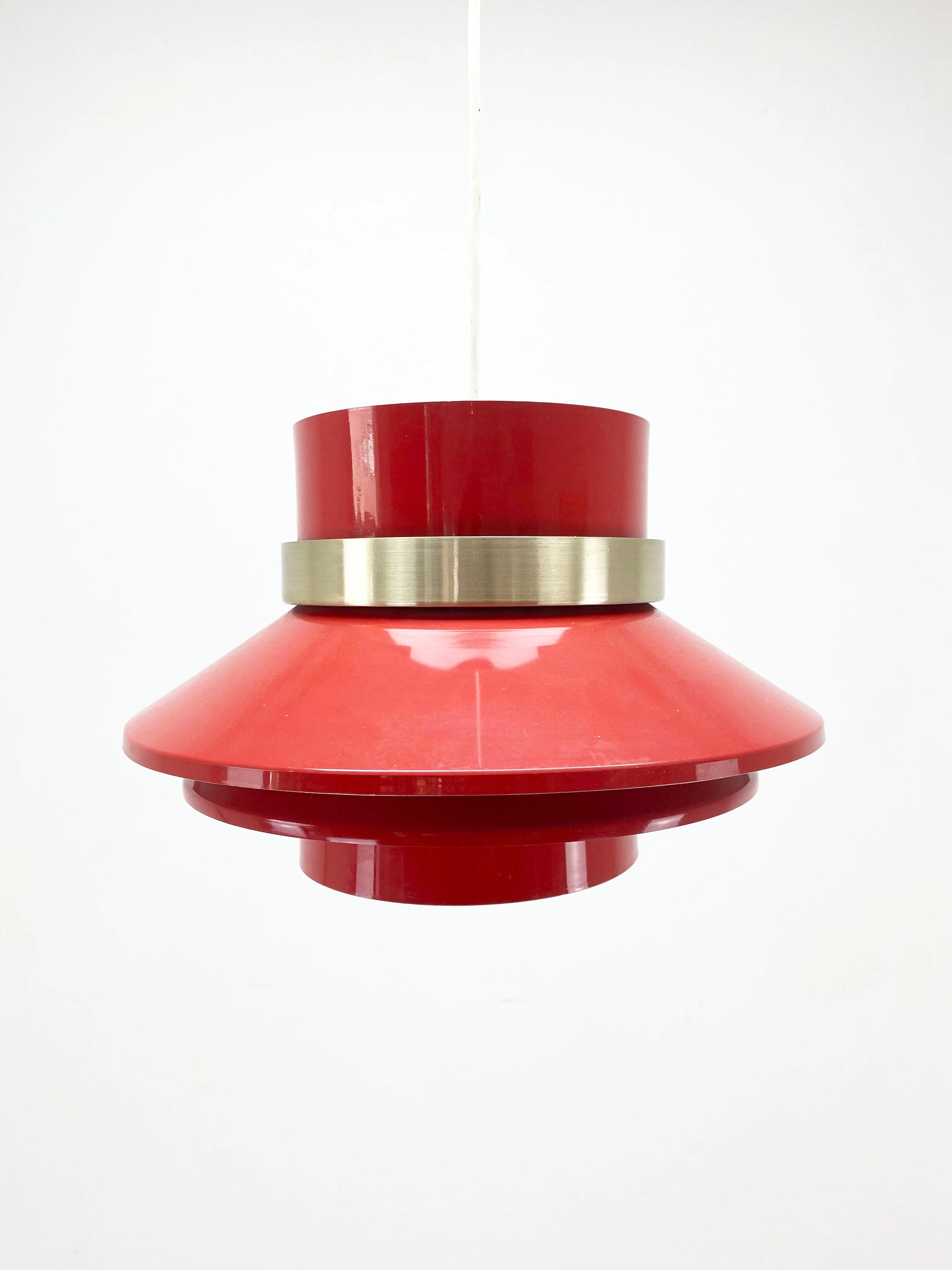 Rode Metalen Hanglamp