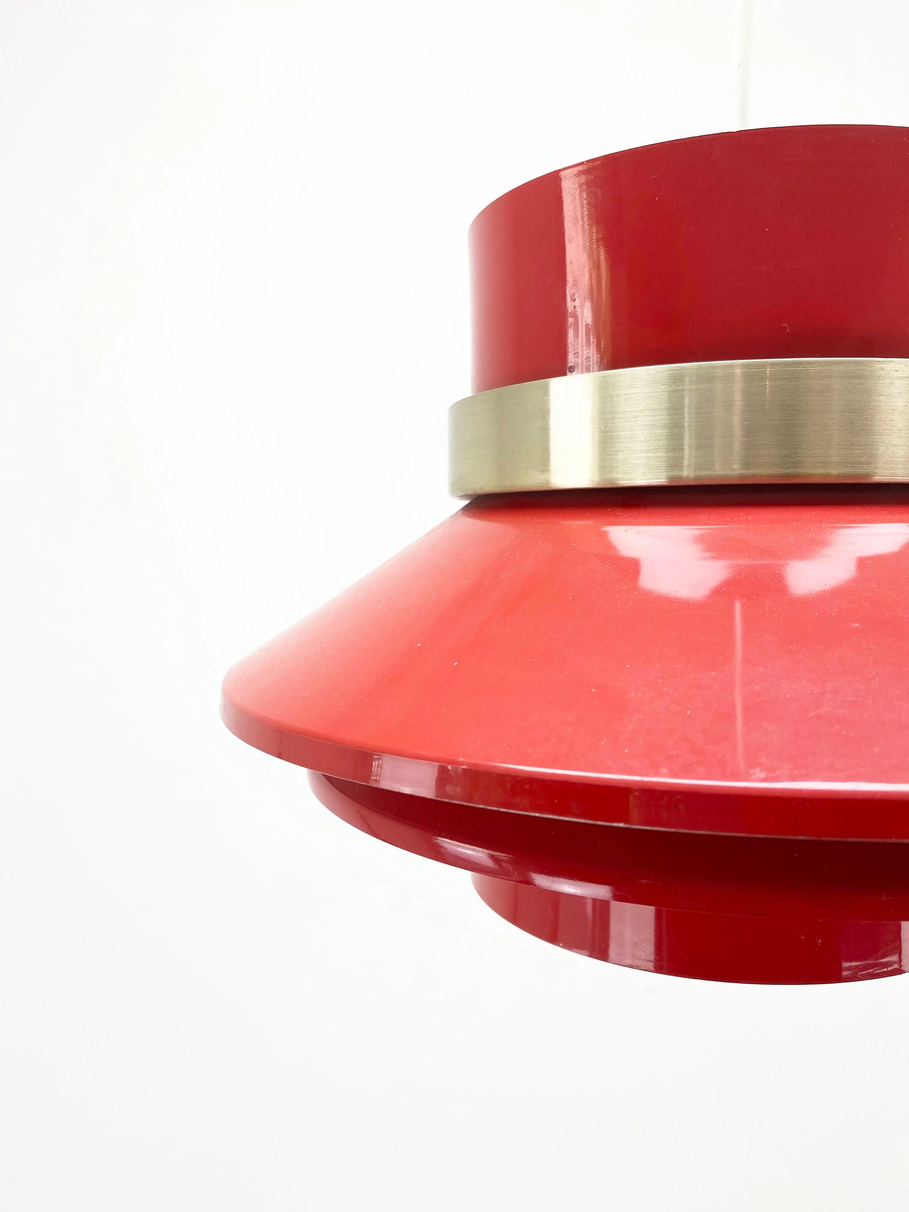 Rode Metalen Hanglamp