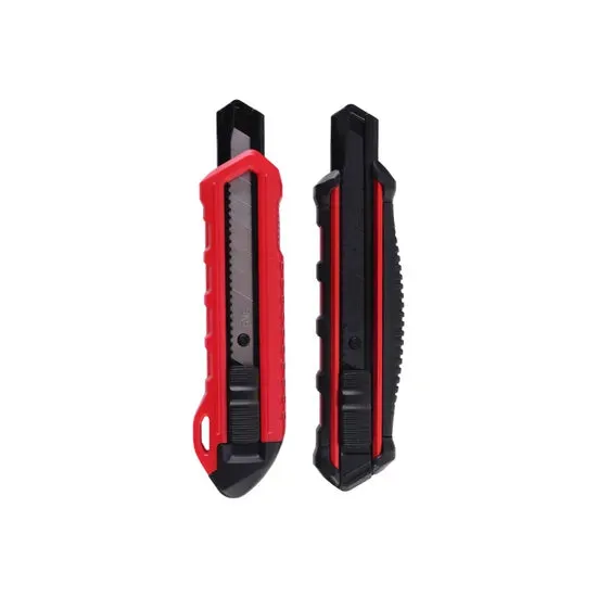 Ronix Rh-3007-08 ABS Utility Knife 18mm Sk5 Blacken Blade Hand Tools Retractable Office Home Paper Box Knife Cutter