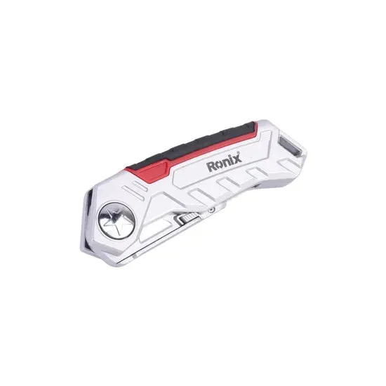 Ronix Rh-3009 Office Cutter Knife Lockback Utility Knife Quick-Change Box Cutter Handle Folding Pocket Knife