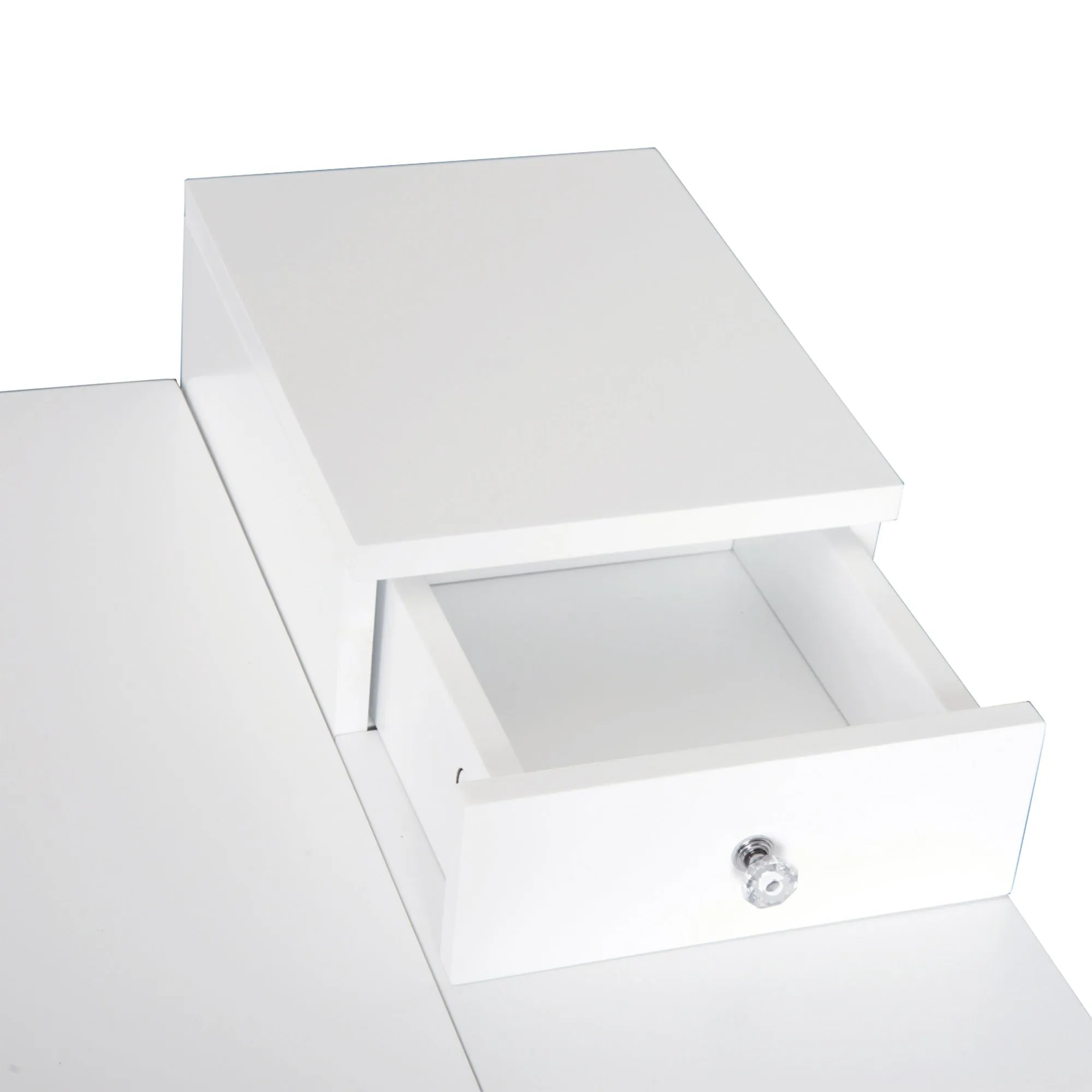 Rootz Dressing Table - Cosmetic Table - Vanity Table - Compact Storage Solution - 60 x 50 x 85.5cm