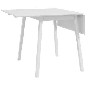Rootz Folding Dining Table - Versatile Table - Stylish Table - Space-Saving Design - Durable Pinewood - Multi-Functional Use - 86D x 110W x 75H cm (Fully Unfolded)