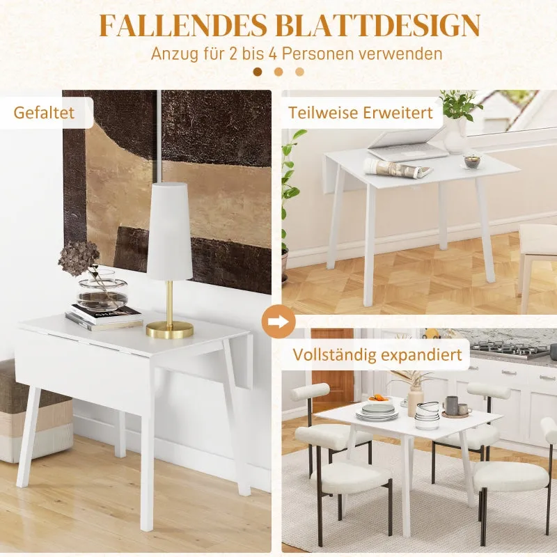 Rootz Folding Dining Table - Versatile Table - Stylish Table - Space-Saving Design - Durable Pinewood - Multi-Functional Use - 86D x 110W x 75H cm (Fully Unfolded)