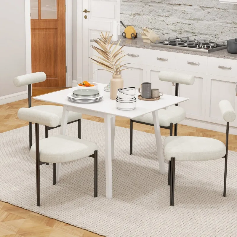 Rootz Folding Dining Table - Versatile Table - Stylish Table - Space-Saving Design - Durable Pinewood - Multi-Functional Use - 86D x 110W x 75H cm (Fully Unfolded)