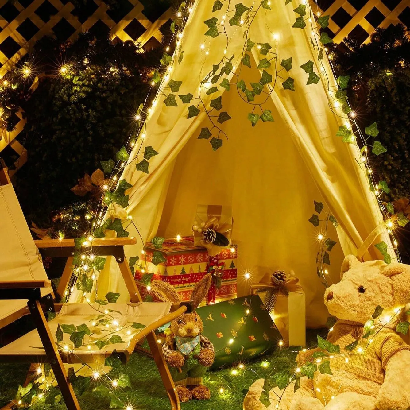 Royaleva Solar Garland Vine Light - Waterproof LED String Lights
