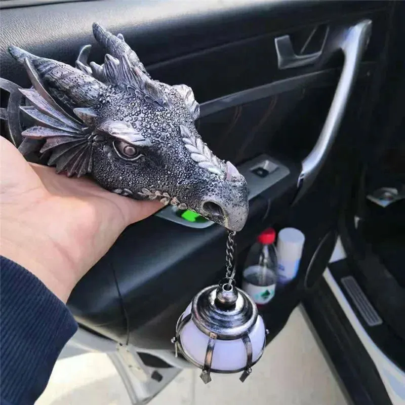 Royallure Dragon Head Wall Mount Hanging Lamp - 18cm Unique Fantasy Decor