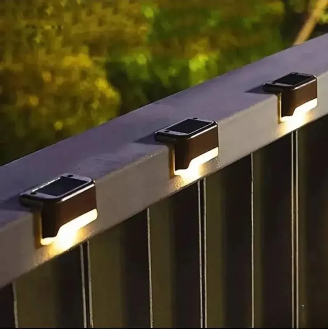 Royelux Solar LED Deck Lights - Waterproof Outdoor Path & Garden Lighting