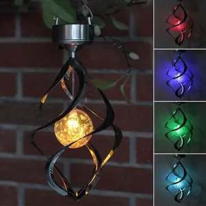 Royelux Solar-Powered LED Wind Chime - Color-Changing Outdoor Light Decoration