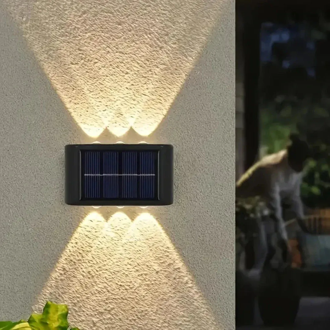 Royelux Solar-Powered Outdoor Wall Light