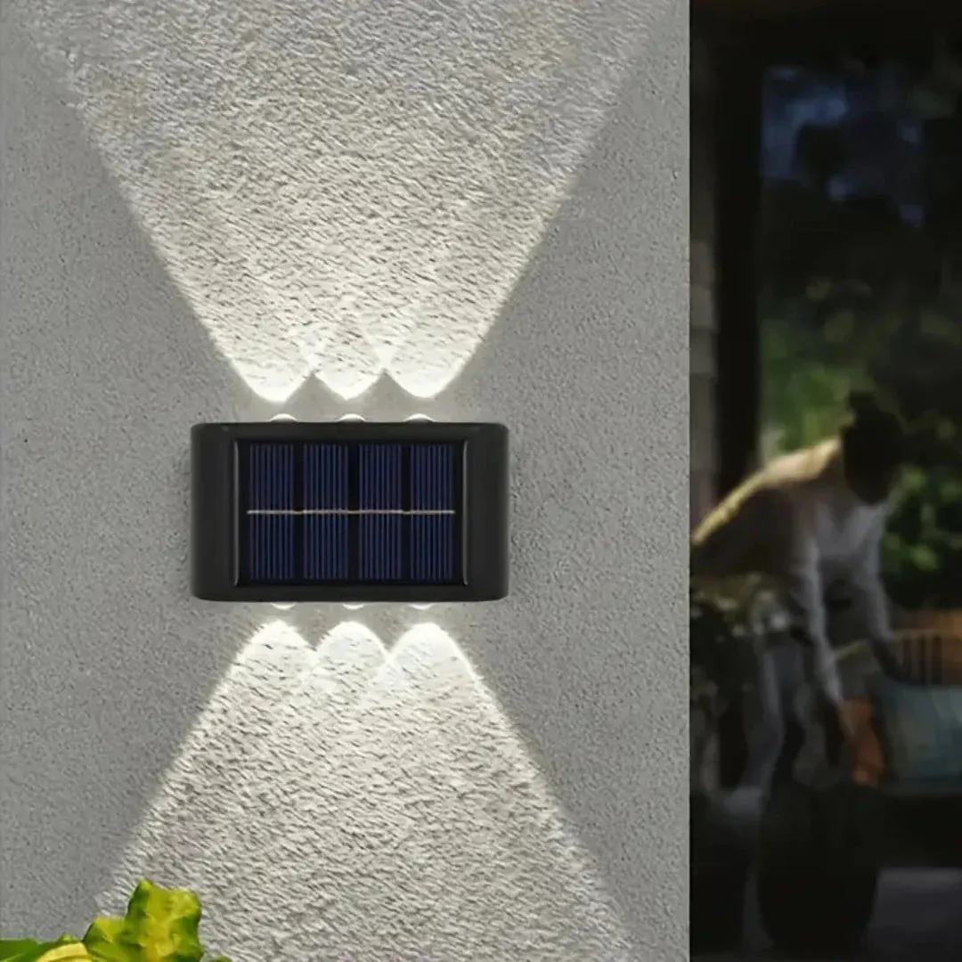 Royelux Solar-Powered Outdoor Wall Light